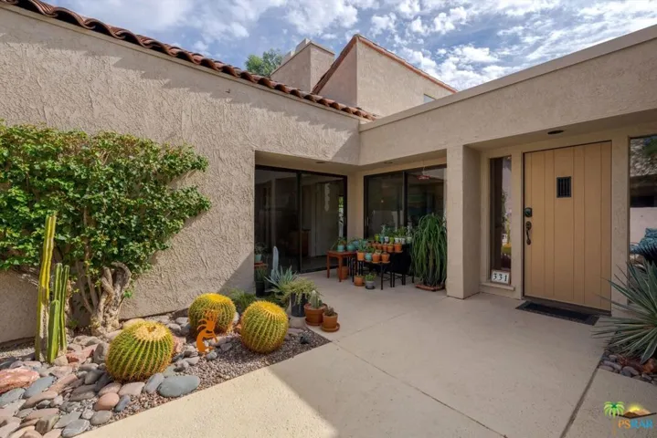 Courtyard entry.