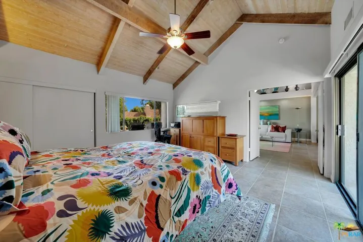 Vaulted ceilings.