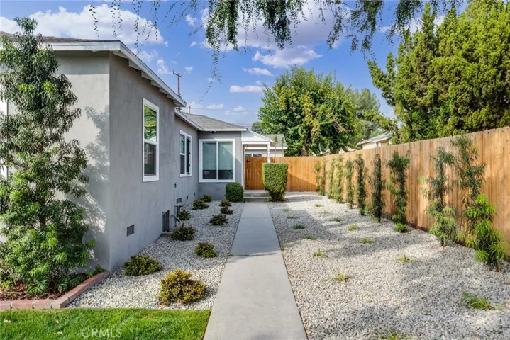 Side of units/walkway(Front view)