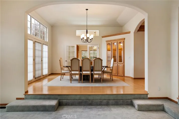 Looking from livingroom into dining room