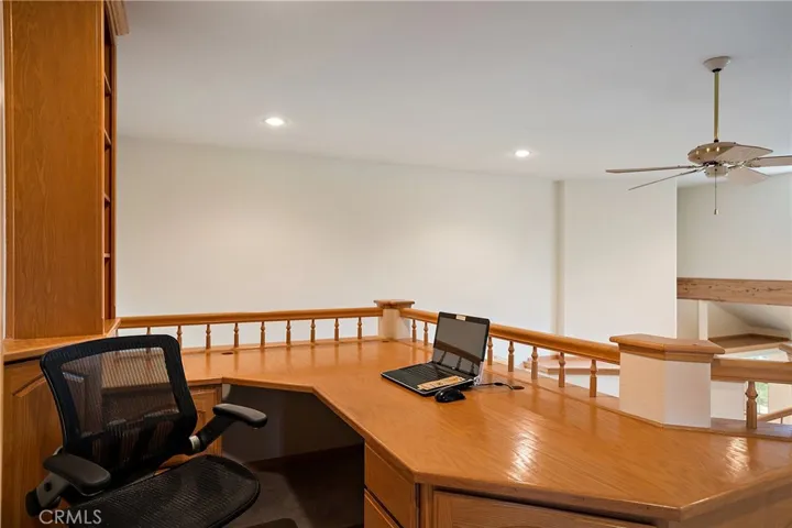 Built in desk upstairs