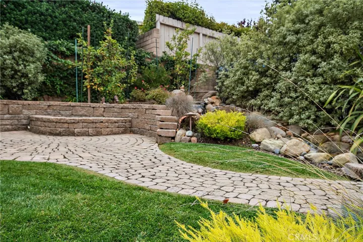 Built in firepit
