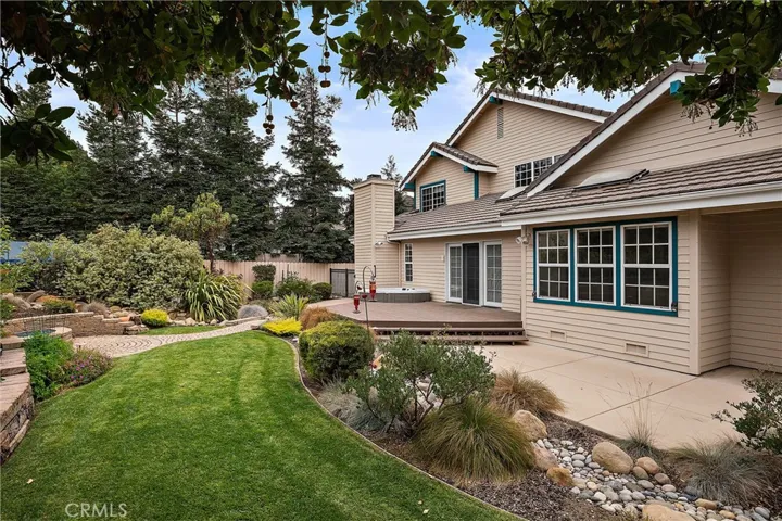 View of backyard