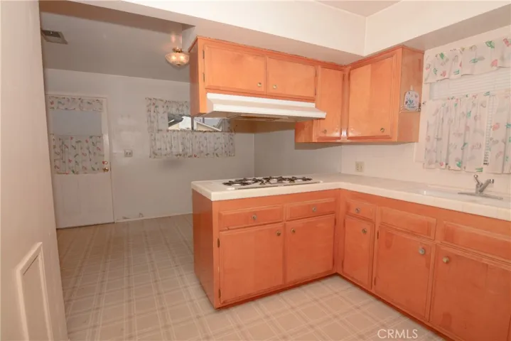 Dining area is adjacent to the kitchen