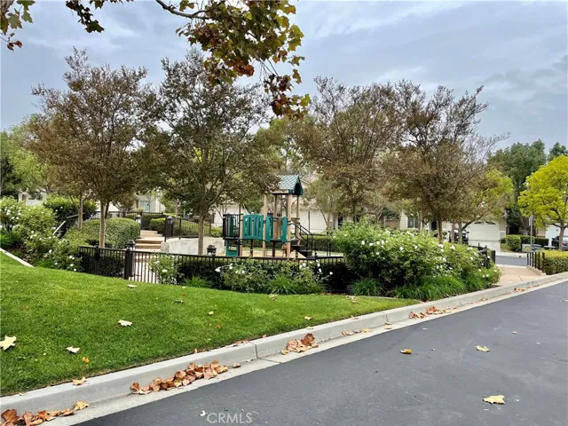 Small playground before the front yard