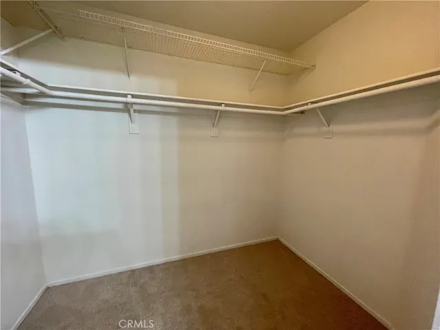 Master bedroom walk-in closet