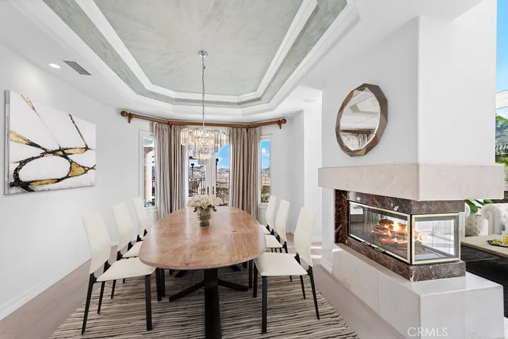 Virtual Staged Formal Dining Room