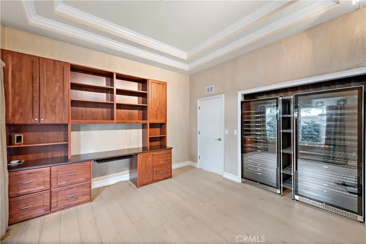 Dual Wine Refrigerators in Downstairs Bedroom-Office