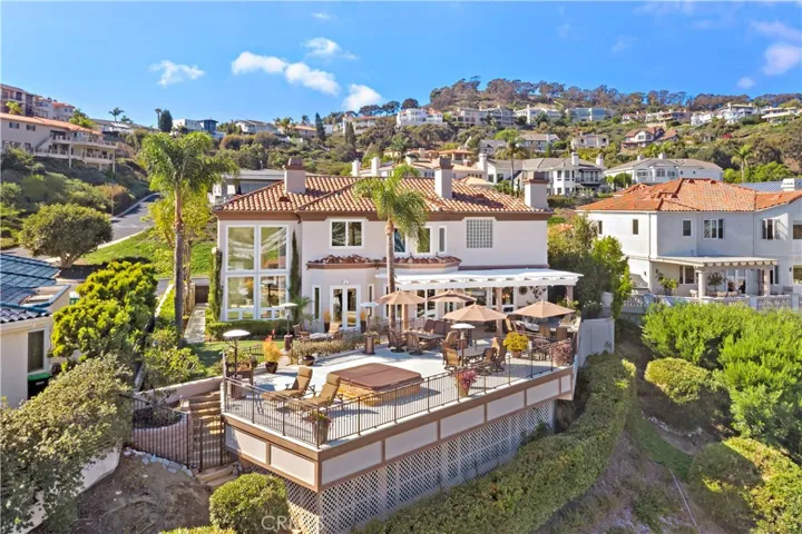 Aerial View - Lush Landscaping