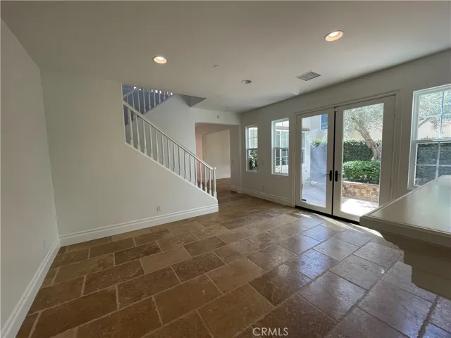 Dining Room leading to the Courtyard