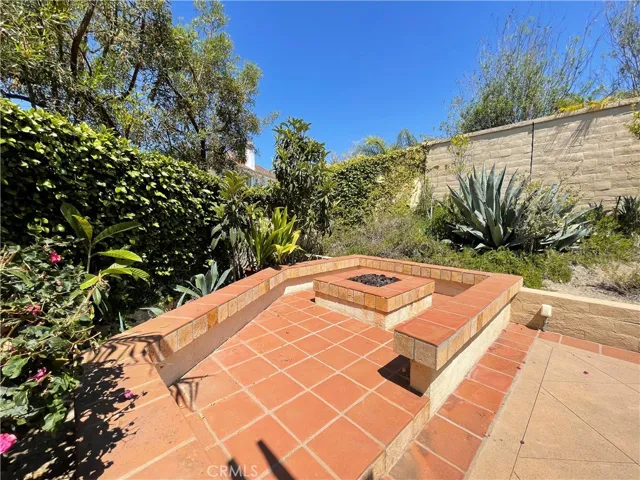 Firepit with seating area