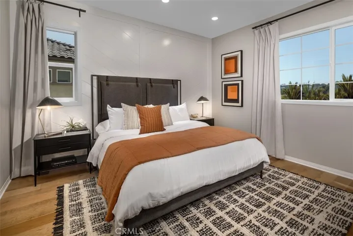 Model home primary bedroom used for representational purposes only.