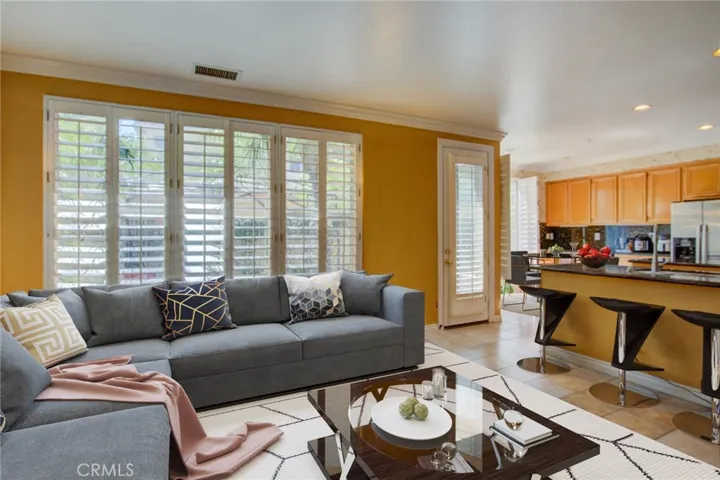 Family Room - Virtually staged to give different look and feel