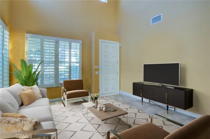 Living Room - Virtually staged to give different look and feel