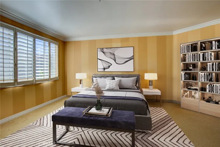 Master Bedroom - Virtually staged to give different look and feel