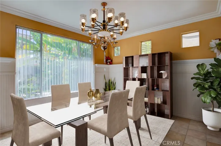 Dining Room - Virtually staged to give different look and feel