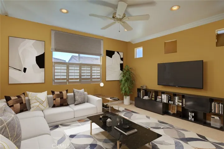 Upstairs Bonus Room - Virtually staged to give different look and feel