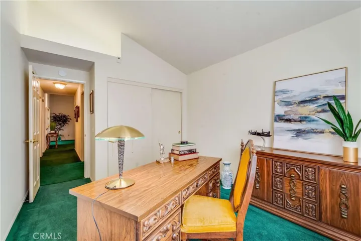Here is the view in to the hall way, from this room.