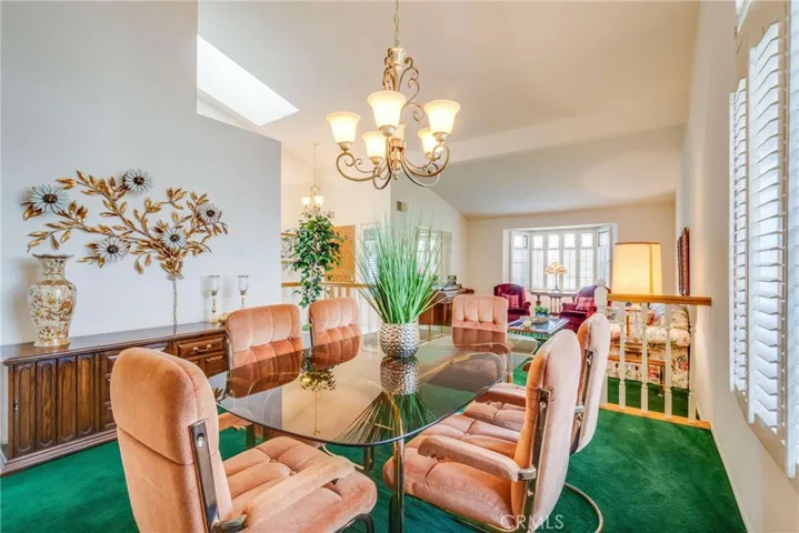 Entertaining is made easy with this dining room.