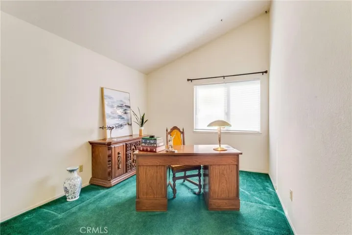 Third bedroom, set up as an office.