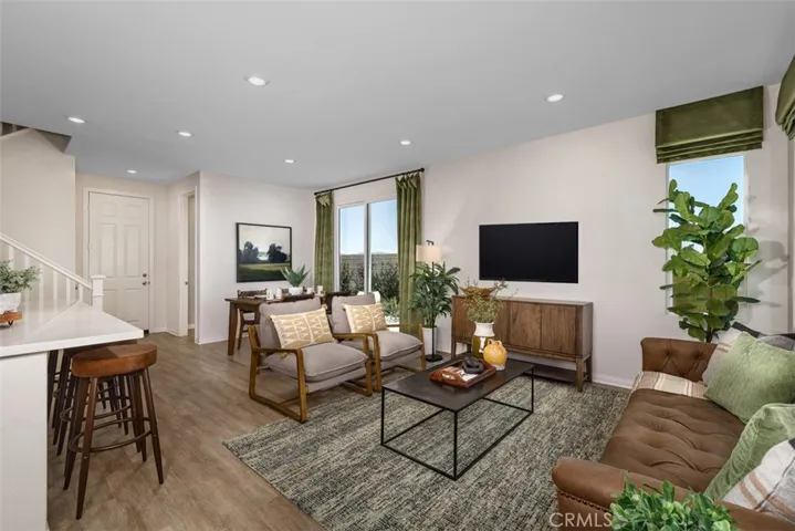 Great room of model home used for representational purposes only.