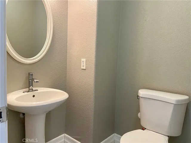1/2 bathroom downstairs