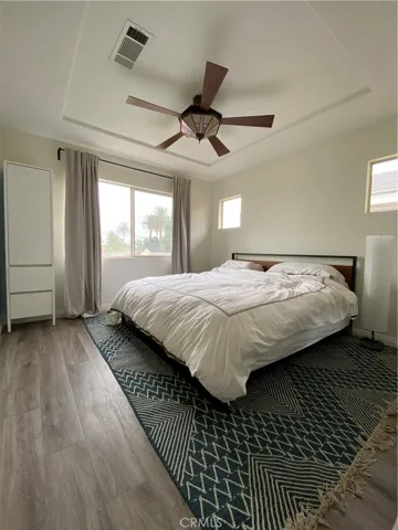 Master bedroom fits king size bed easily