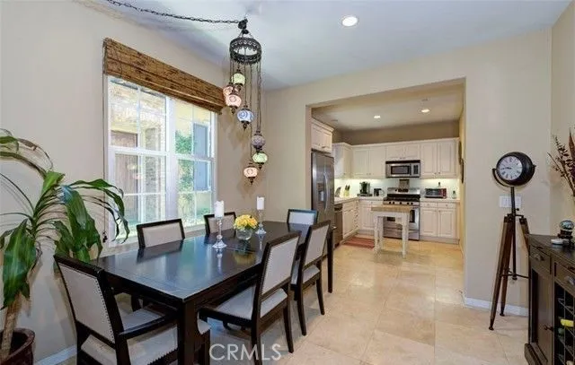 Dining view to kitchen
