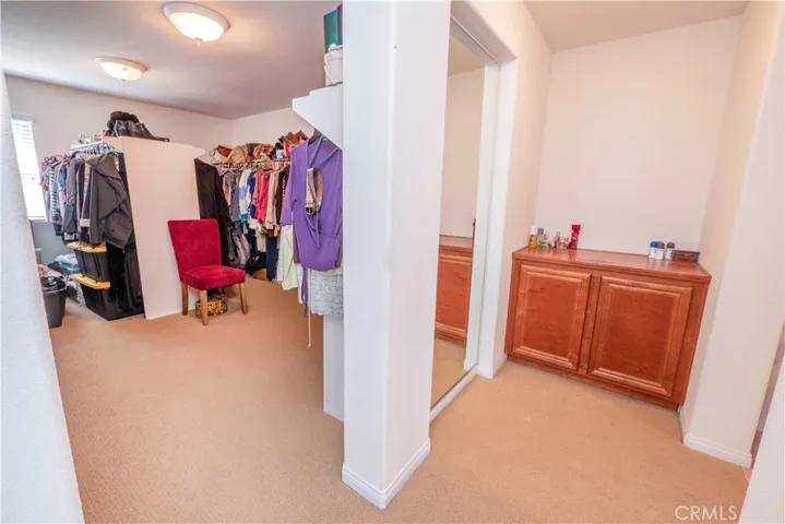 Master walk in closet
