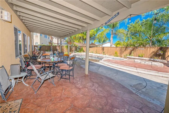 Covered patio