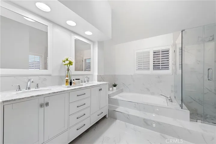Newly remodeled master bath