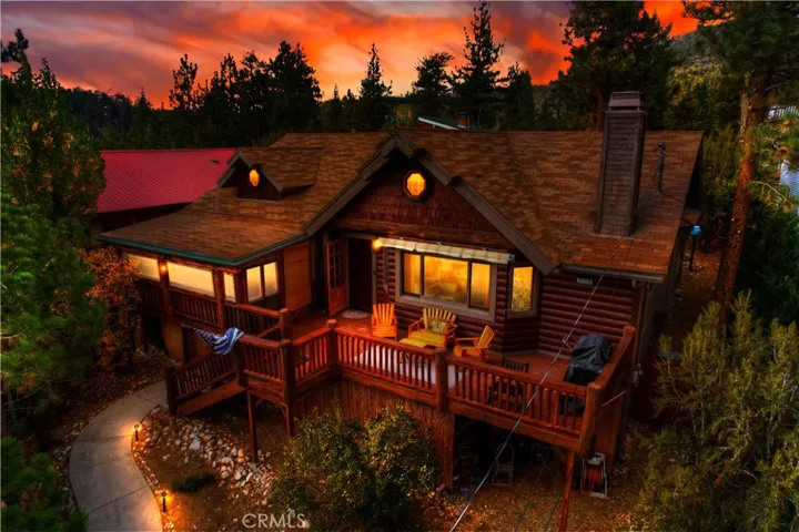 Twilight in Big Bear Lake