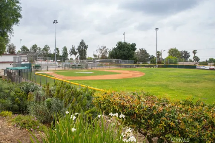 Baseball field at San Antonio Park.