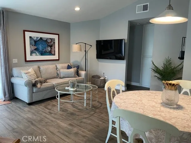 Living room, dining area