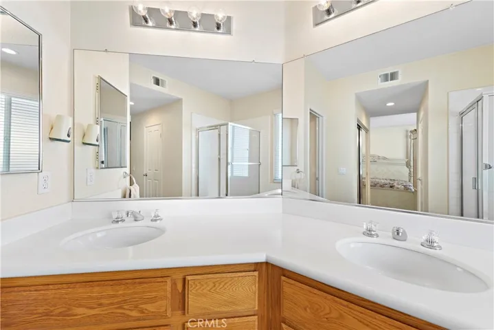 Dual sinks in the master bathroom are a must-have!