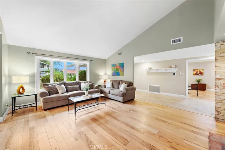 spacious living room