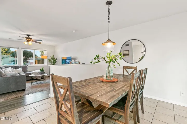 Open floorplan dining