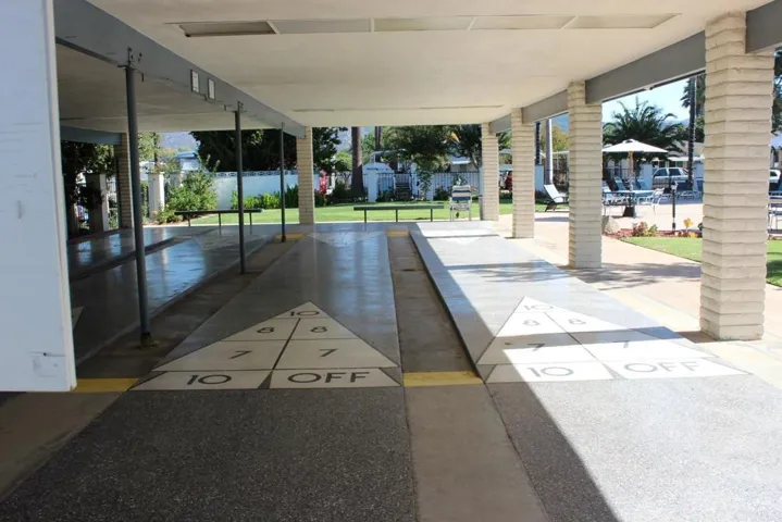 Game area at pool