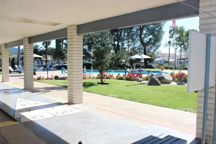Game area and pool
