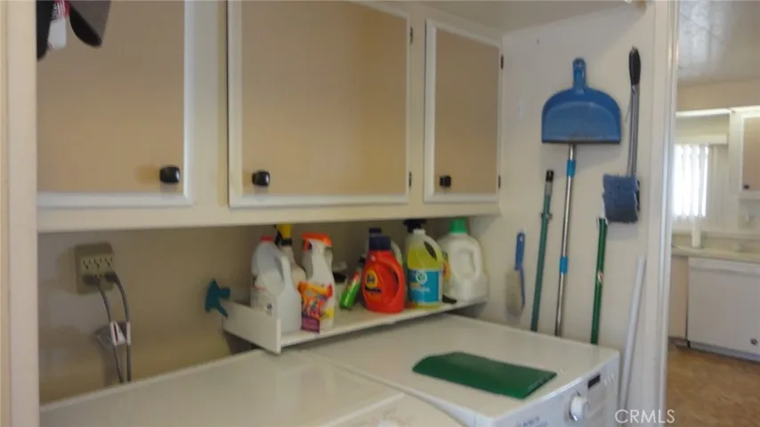 Laundry Room and Cabinets overhead