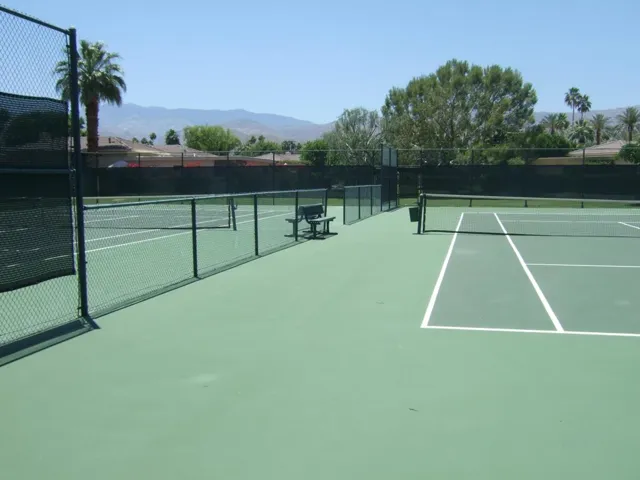 Tennis Courts close up
