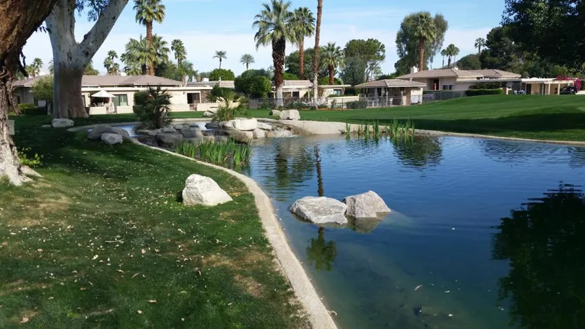 Lake and water fall