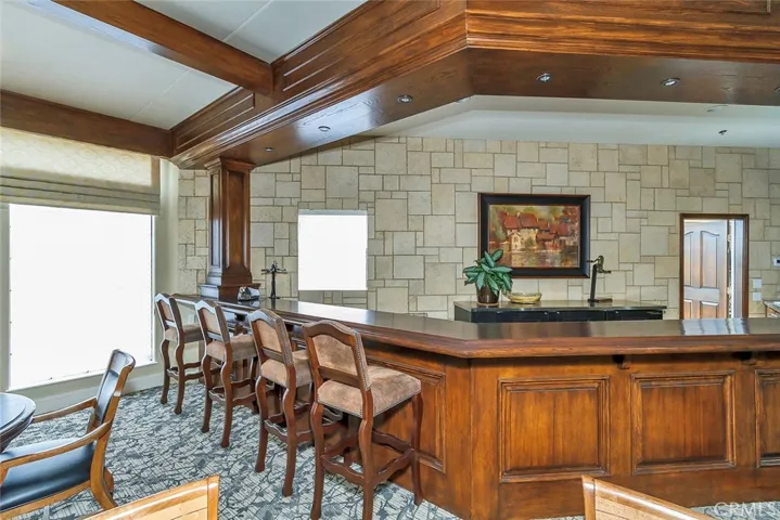 Clubhouse lounge.