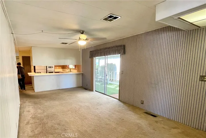 Looking back towards kitchen from bedrooms.