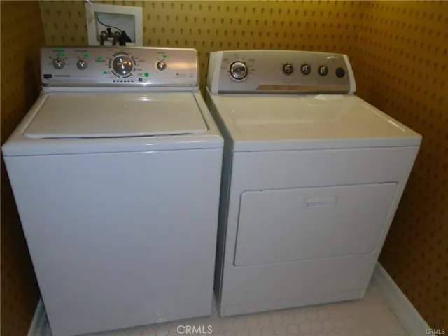wash and dryer