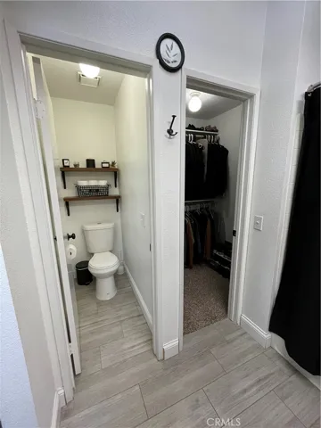 Master bathroom & closet