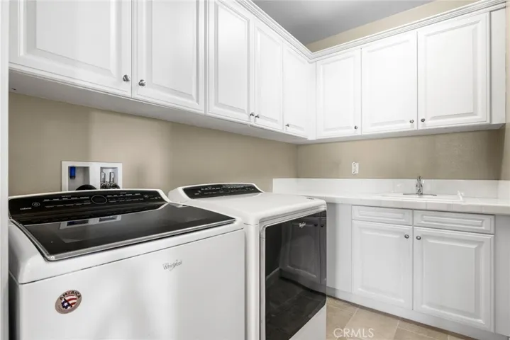 Upstairs laundry room