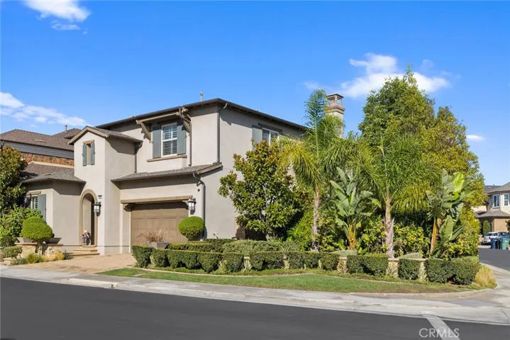 Oversized corner lot. Large side yard located behind landscaping.
