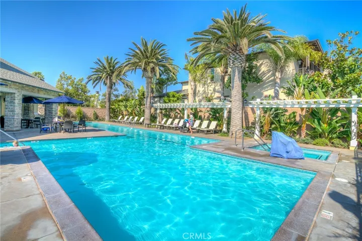 One of the two pools