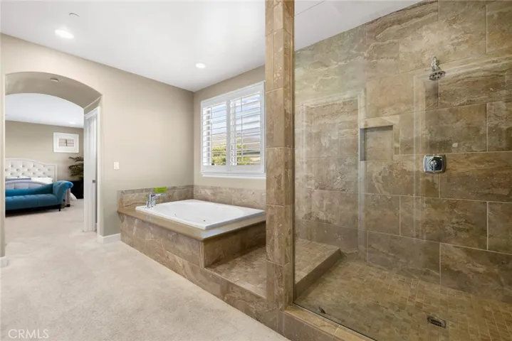 Enormous walk-in shower
